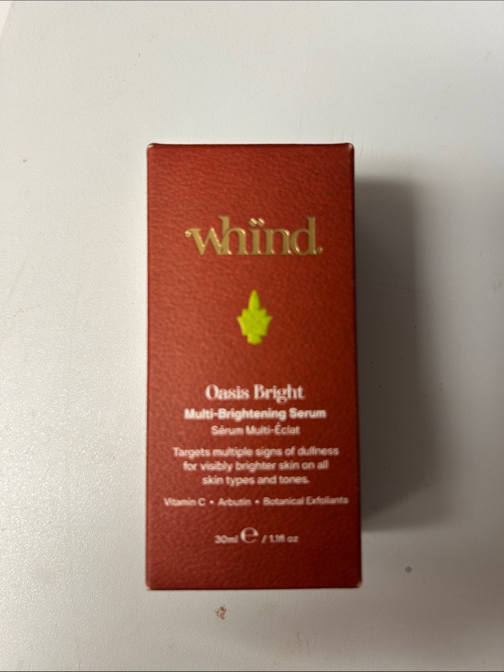 Hind Oasis Bright Multi-Brightening Serum - Red with Gold Accents